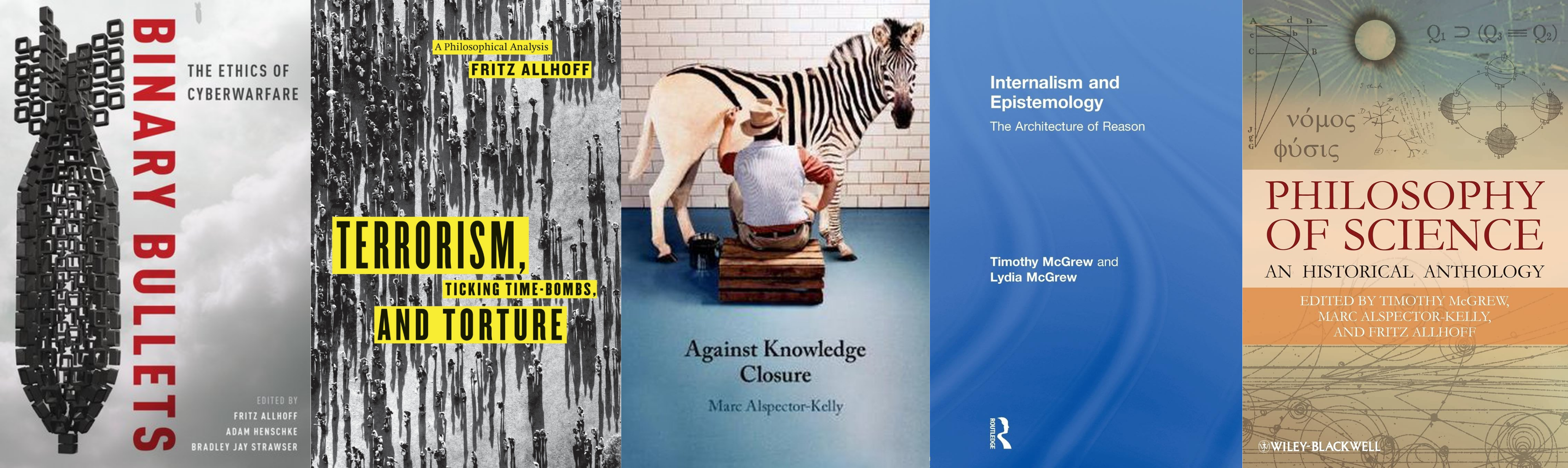 Philosophy faculty book covers