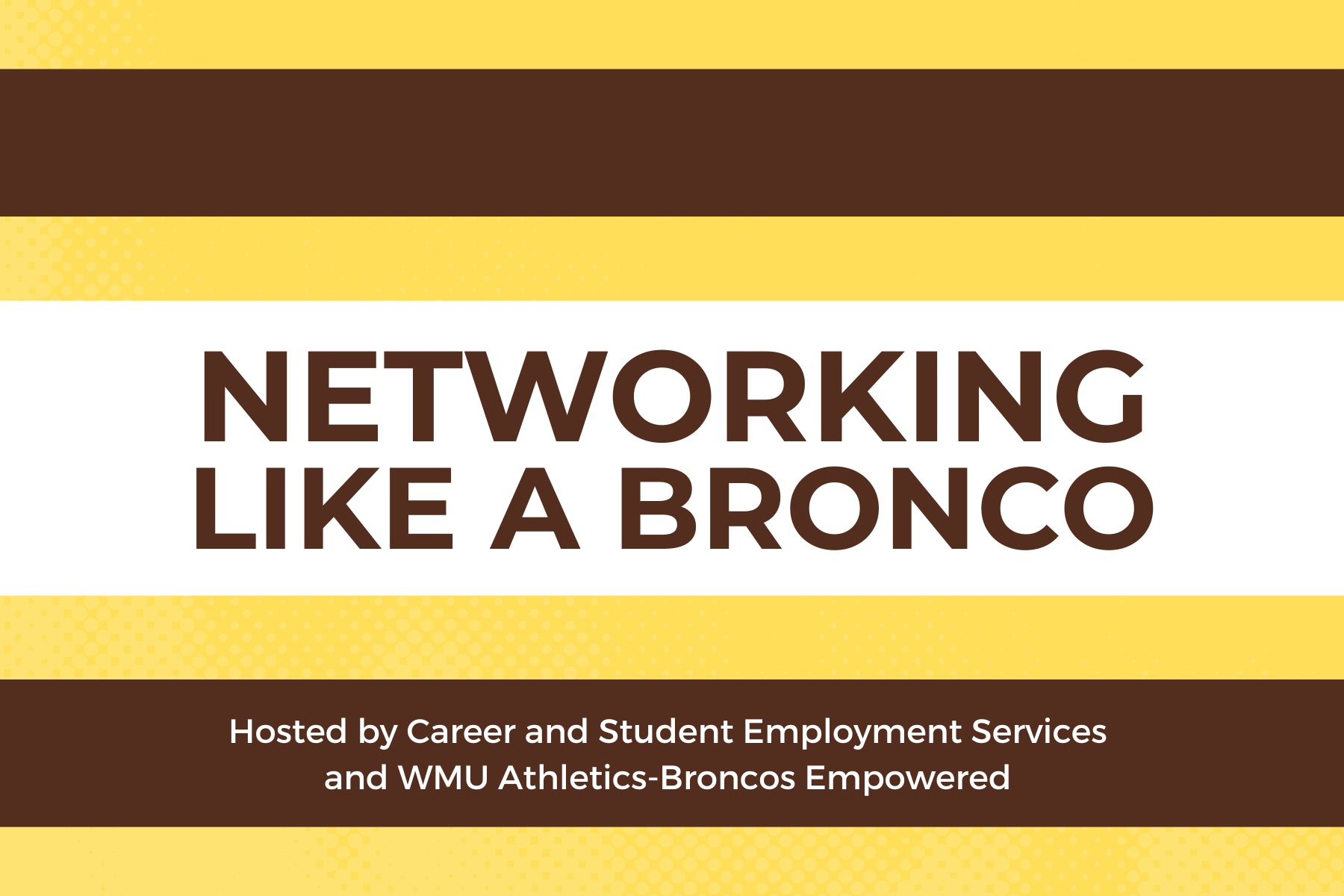 Networking Like a Bronco Logo