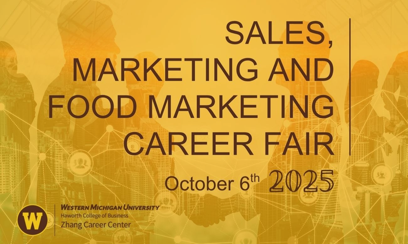Sales, Marketing, and Food Marketing Career Fair Ad