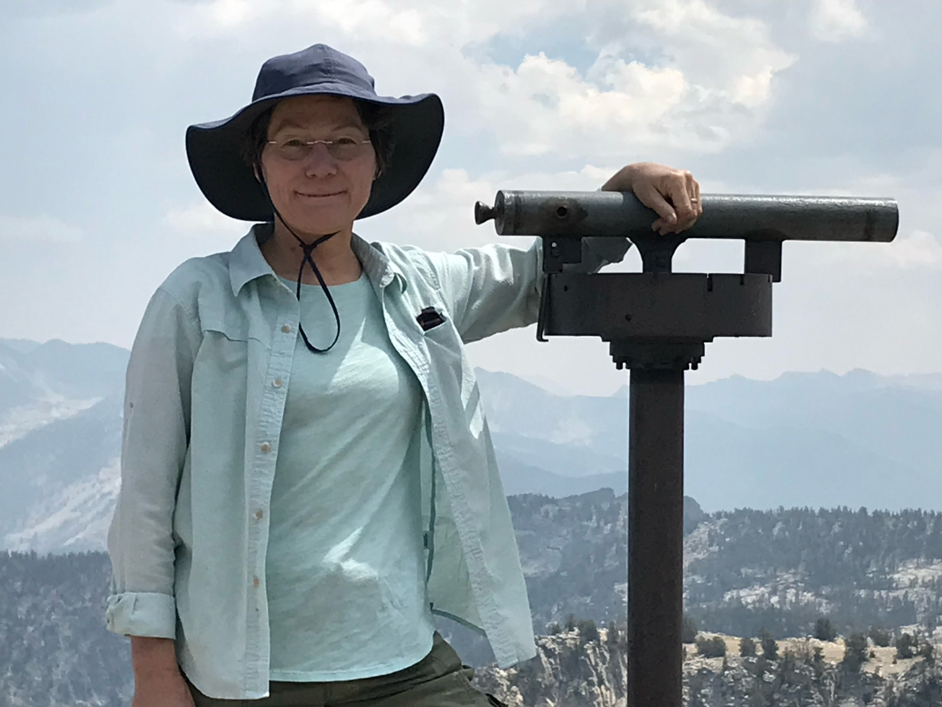 Cybelle Shattuck on Mt. Givens