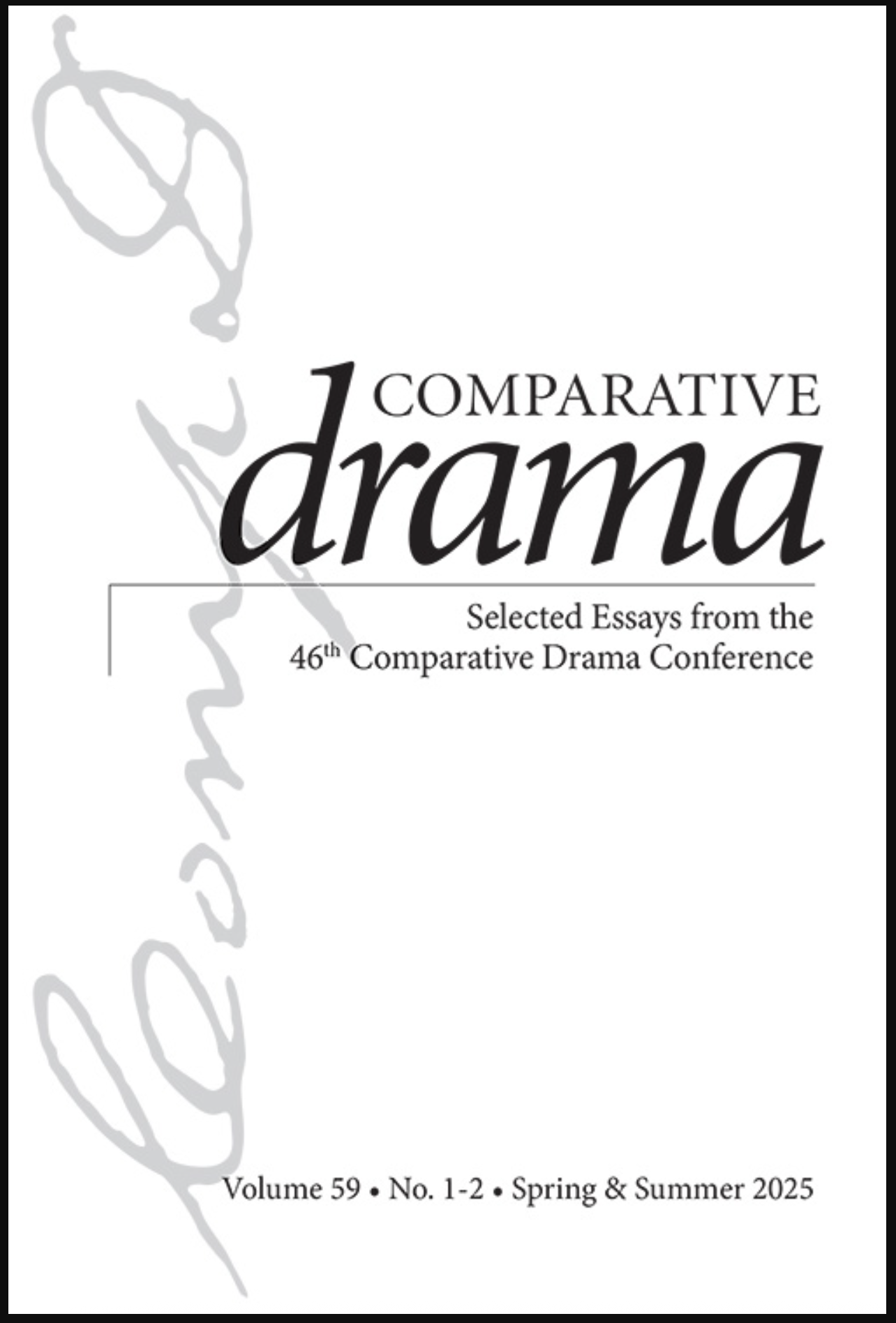 comparative drama