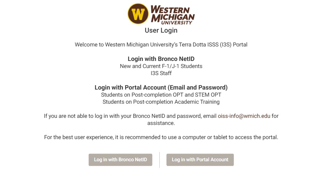 Terra Dotta login page