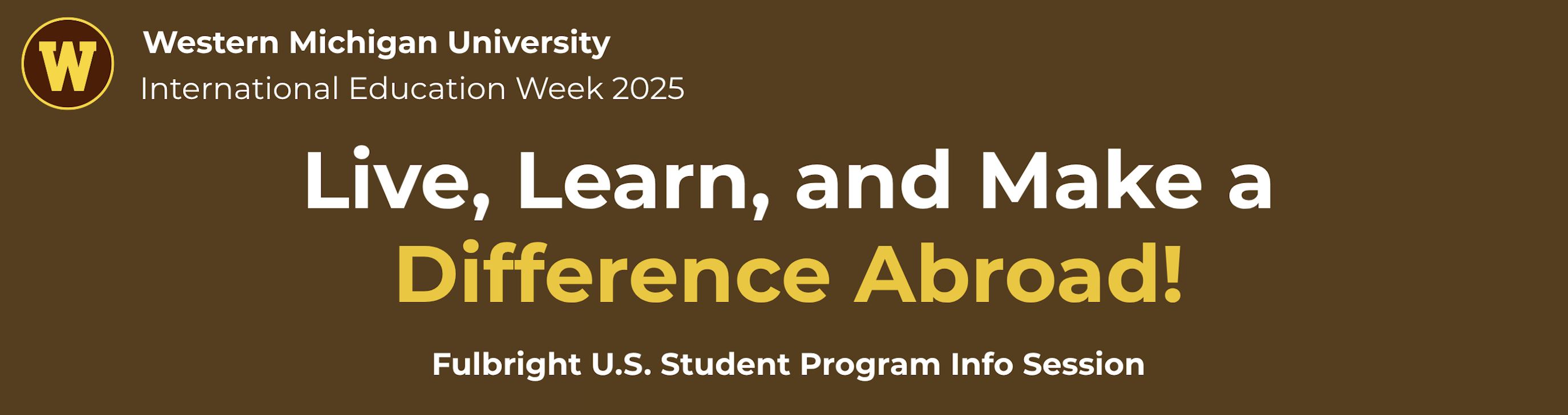 Fulbright Student program cover page