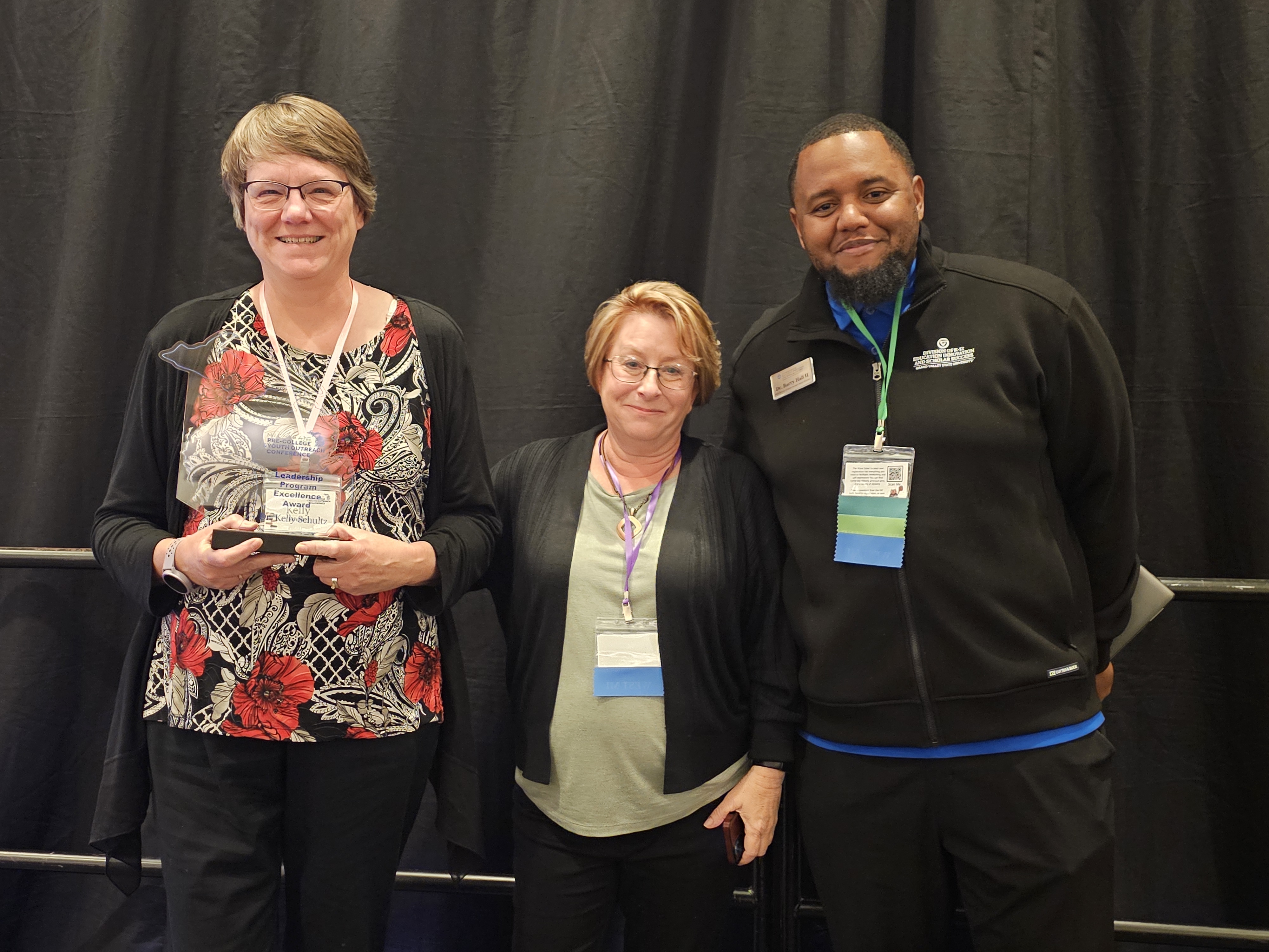 Kelly Schultz is awarded the first ever Michigan Pre-College Youth Outreach Leadership and Program Excellence Award