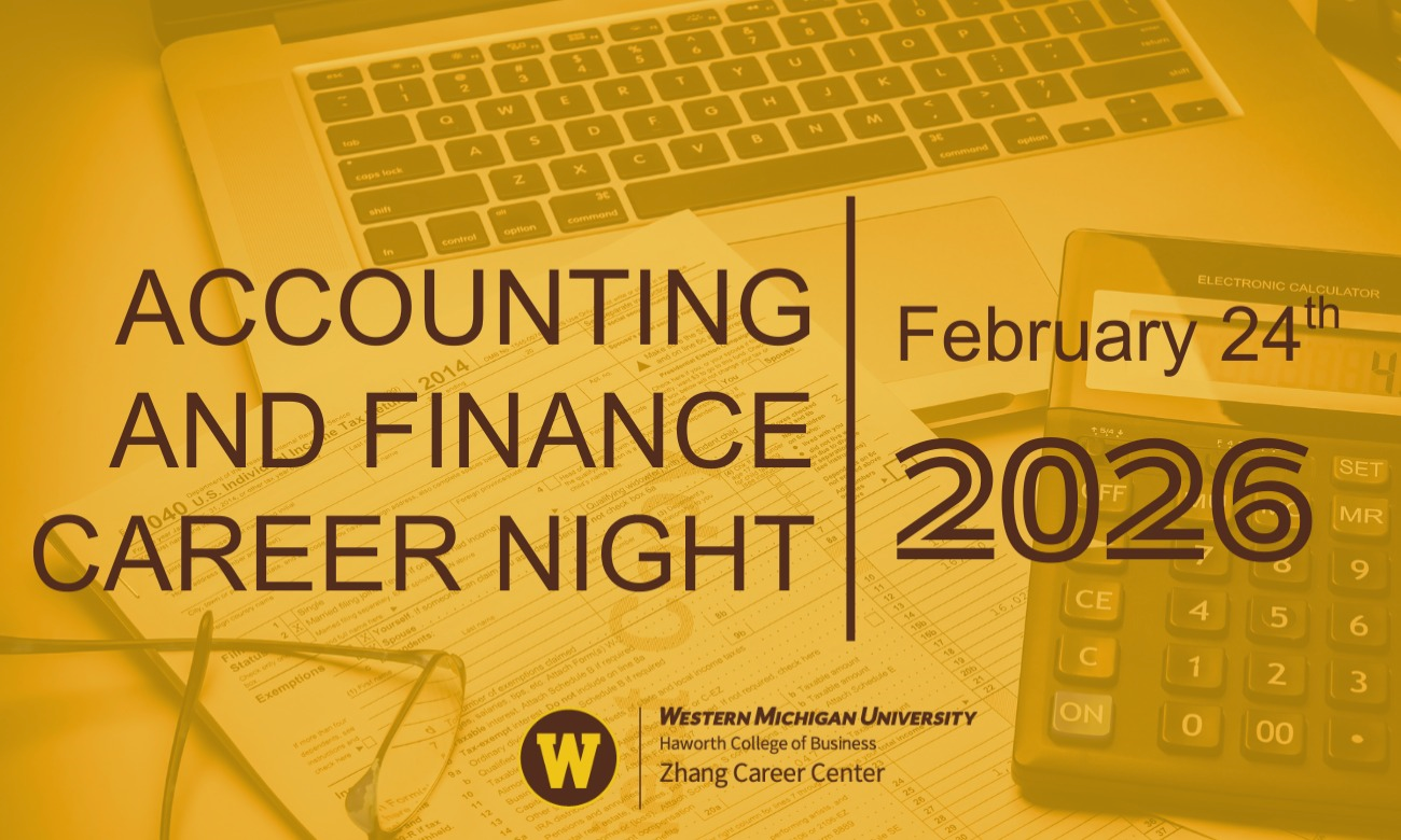 Accountancy and Finance Career Fair ad