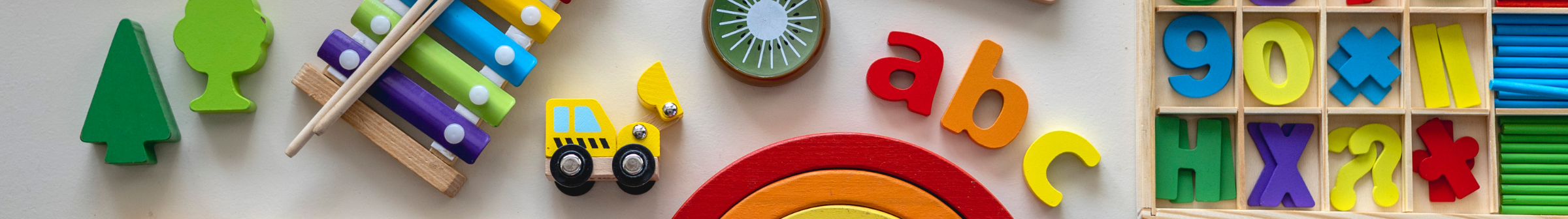 children toys on ground
