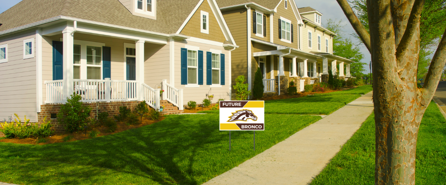 Celebration sign in front yard