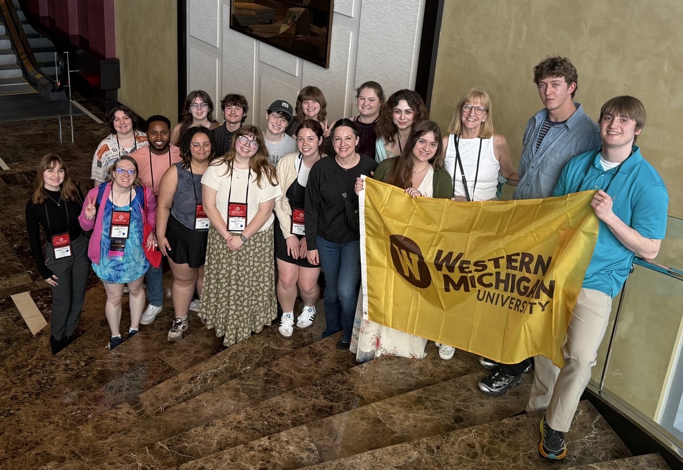 Members of Sigma Tau Delta at the organization's 2026 national convention.  