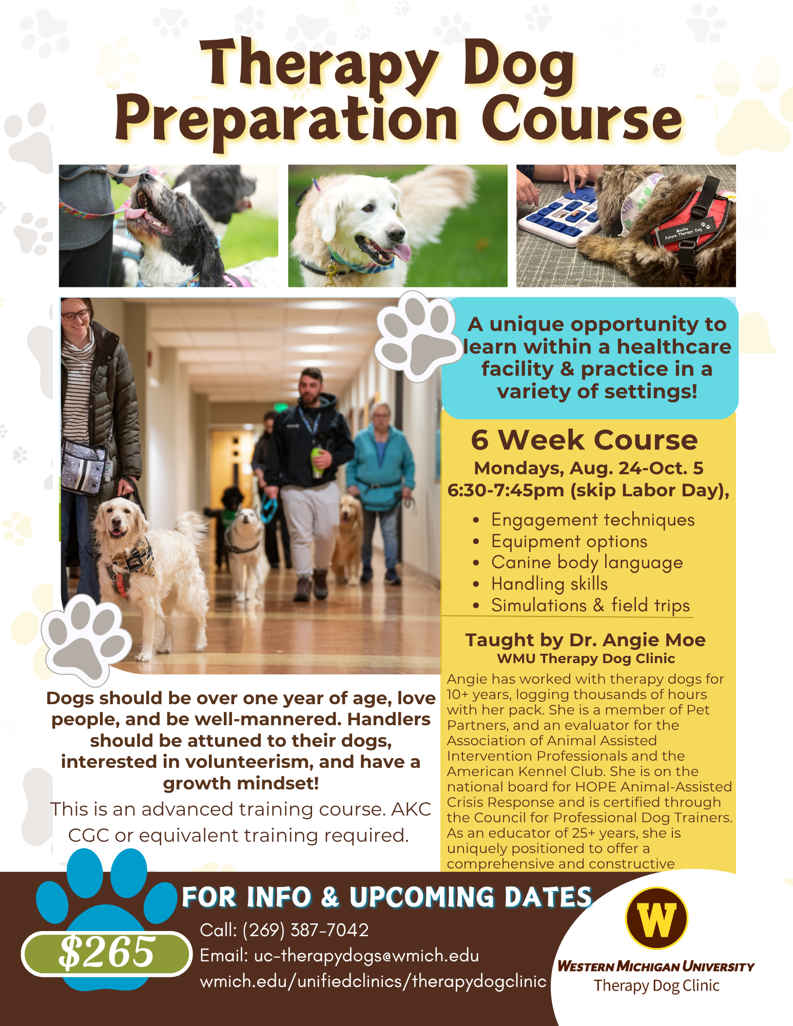 Therapy Dog Prep Class