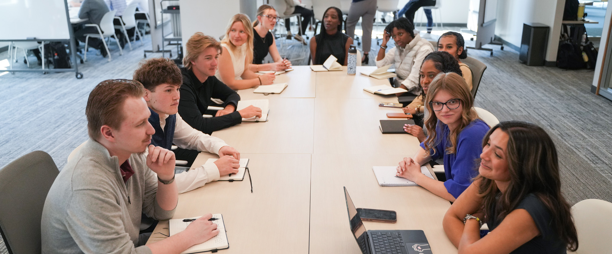 Students at Sleeping Giant Capital Practicum