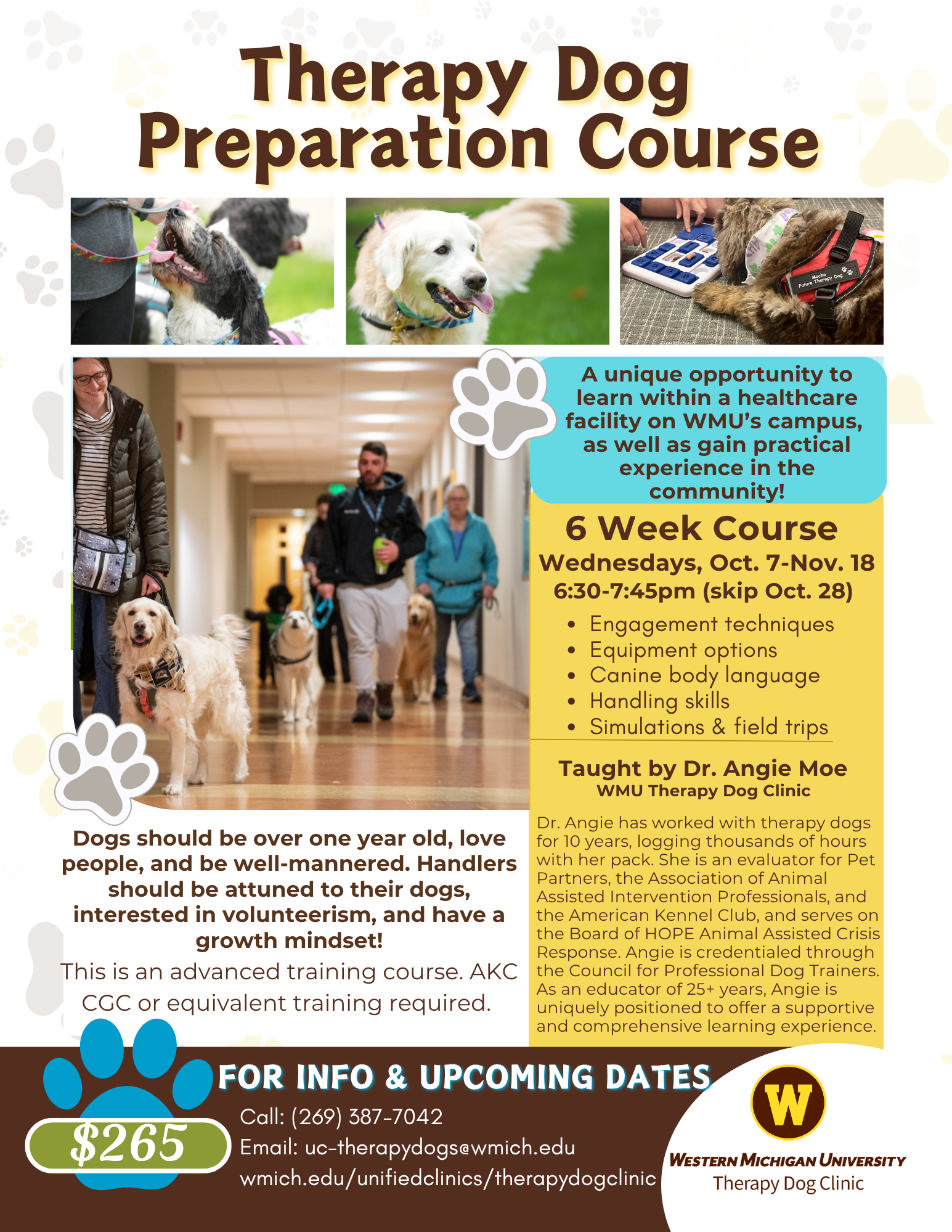 Therapy Dog Prep Class