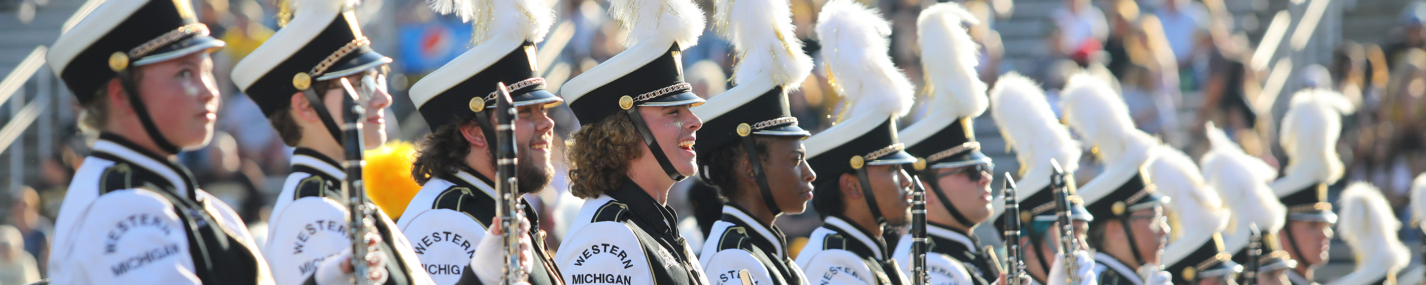 Members of the Bronco Marching Band