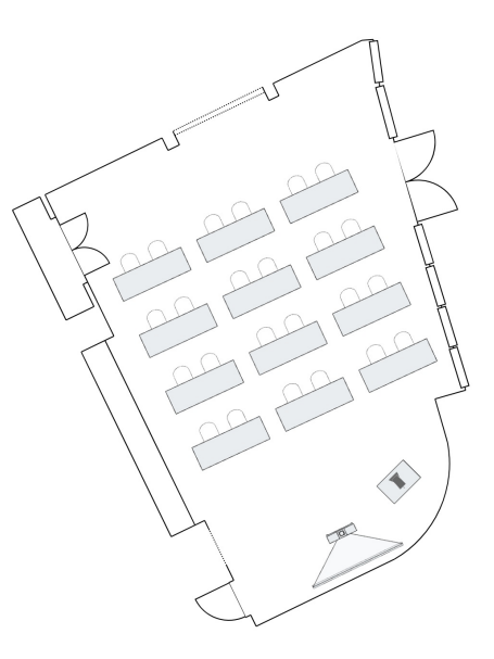 3205 in standard classroom style 