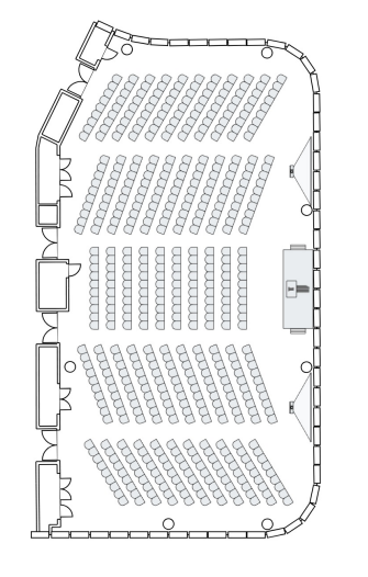 Ballrooms A/B in Theater Style 
