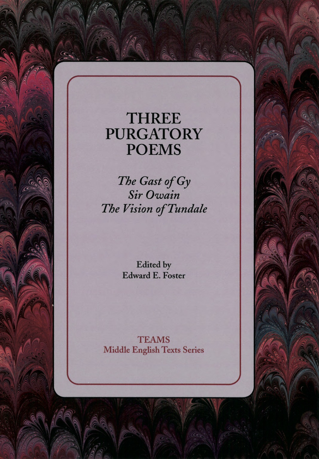 Cover of "Three Purgatory Poems."