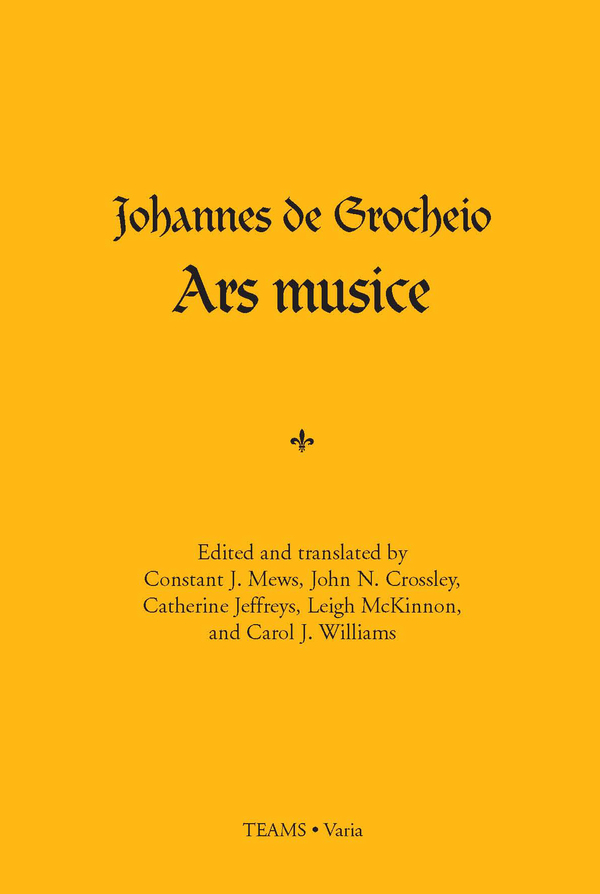 Cover of "Johannes de Grocheio, Ars musice."