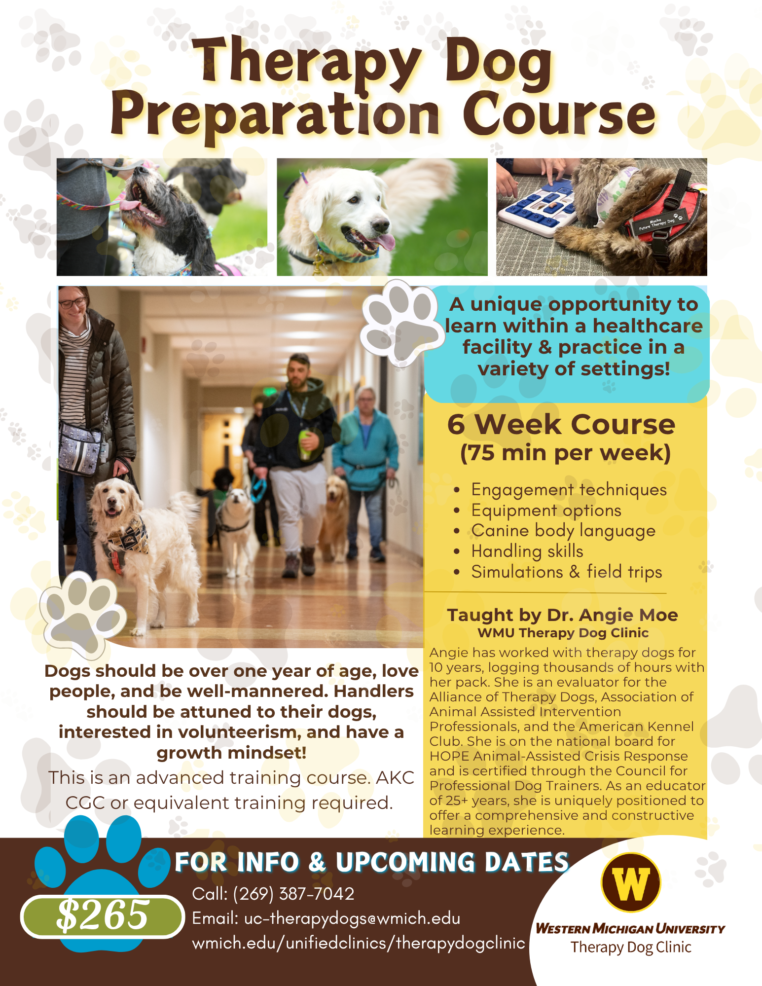 Therapy Dog Prep Class