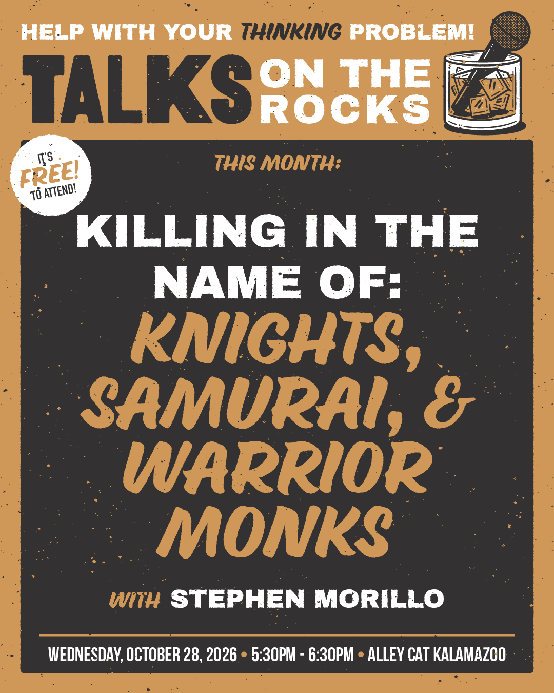 Talks on the Rocks Stephen Morillo