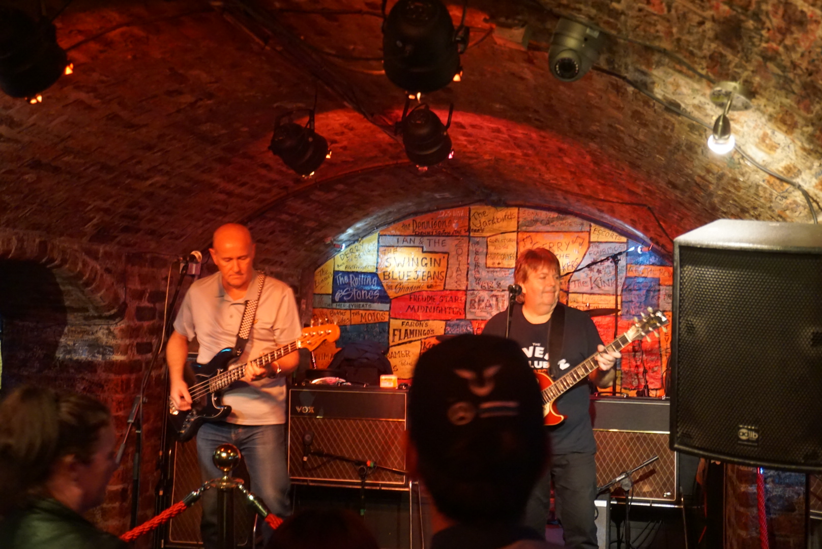 Performers at the Cavern Club 