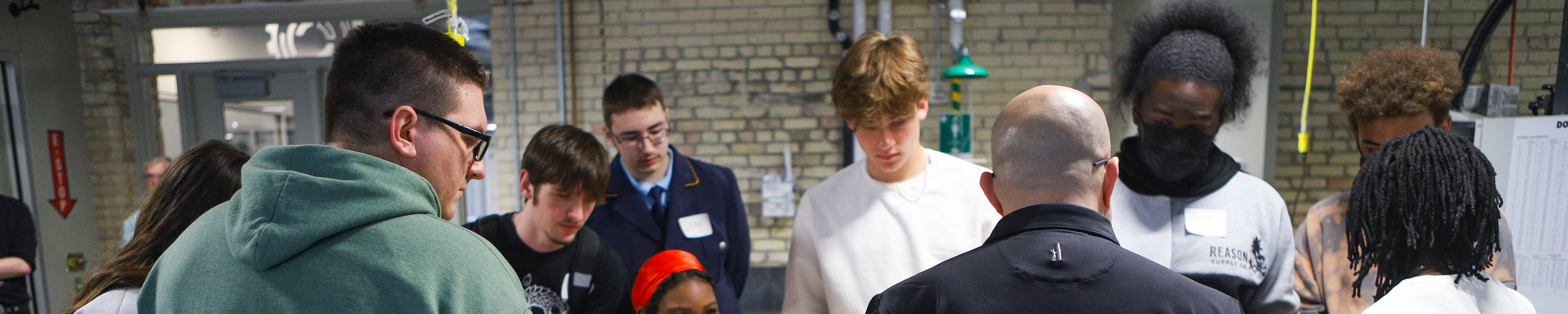 Students learn in the AMP Lab at WMU-Grand Rapids