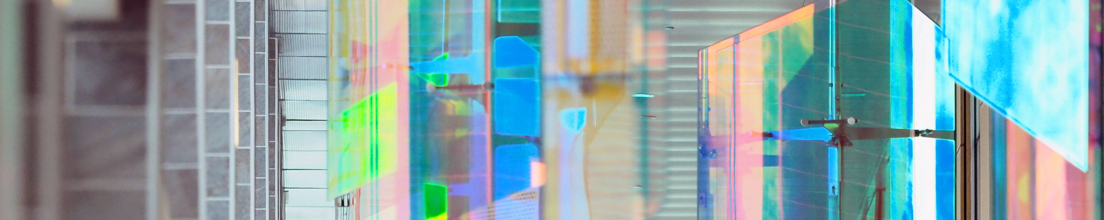Abstract image of decorations in Sangren Hall on WMU campus