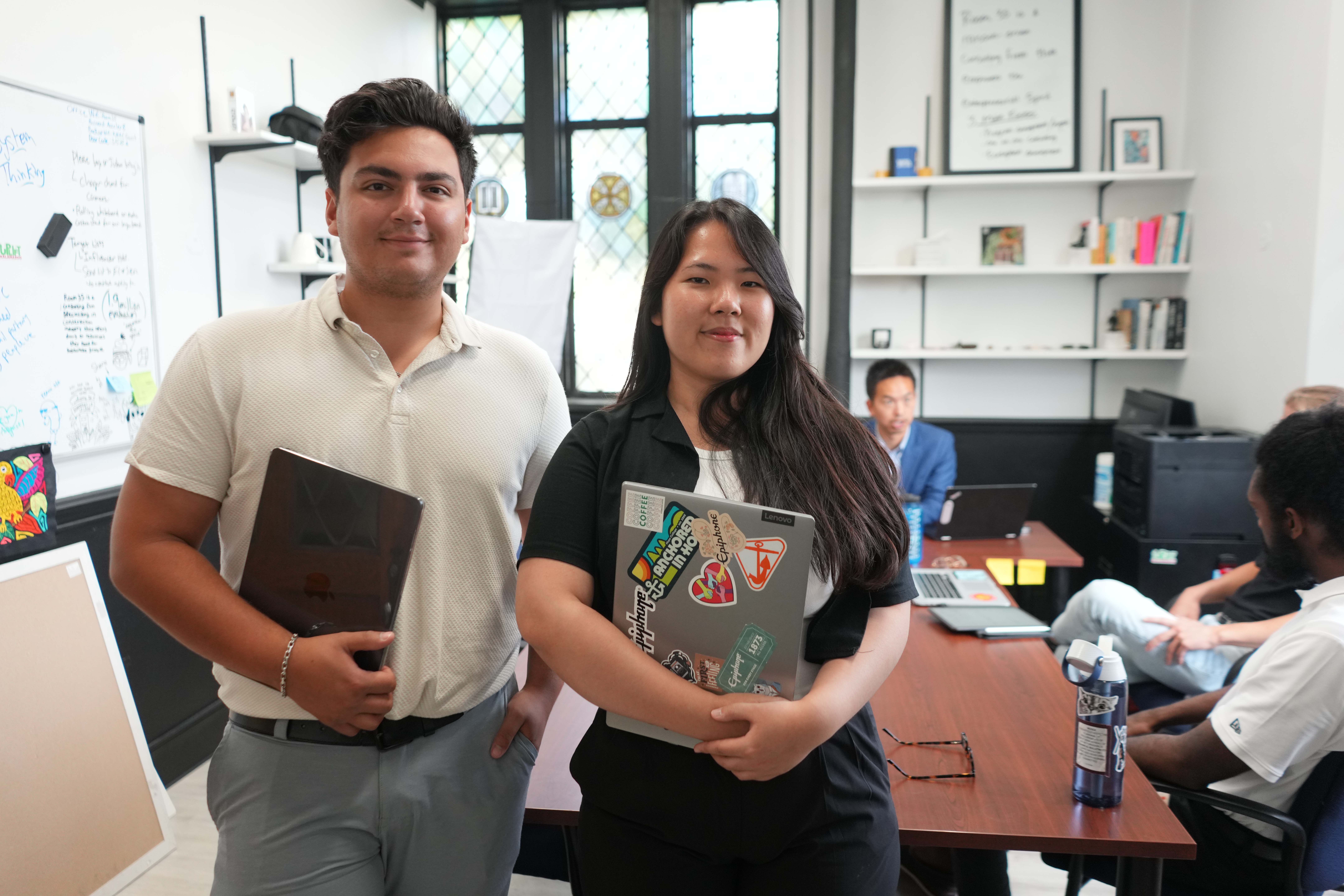 Gloria Park and Eli Rynkiewicz