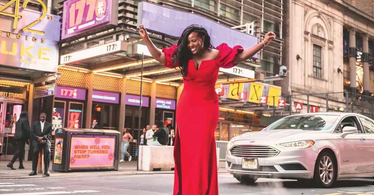 Lucas-Perry makes declaration in Broadway debut: She's here to stay | W ...