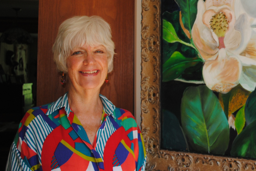 This painting by Edwards appeared on the cover of the Open Journal of Occupational Therapy.