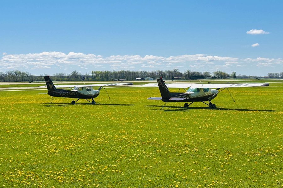 planes in field