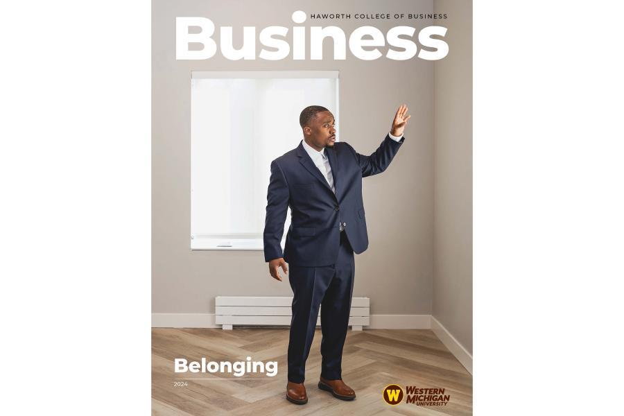 Jamauri Bogan on the cover of a magazine