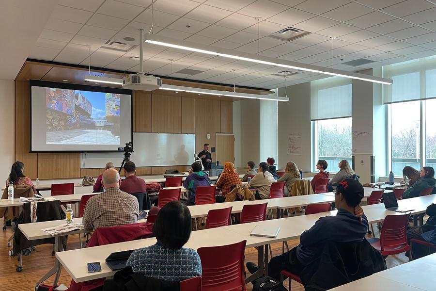 A guest lecture presentation hosted by WMU Asian Initiatives