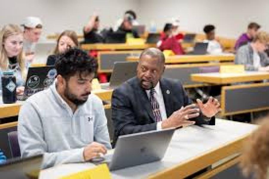 A classroom at WMU
