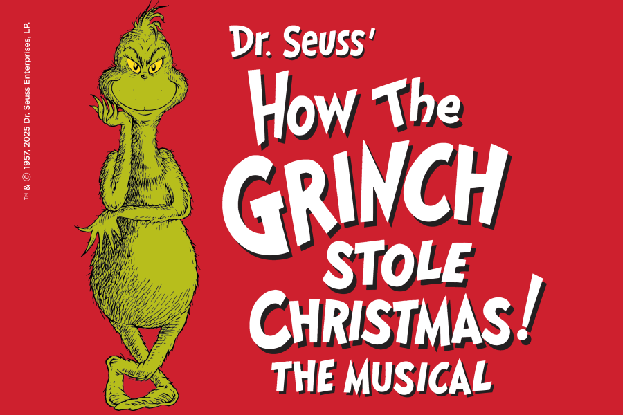 Grinch season special with image of Grinch