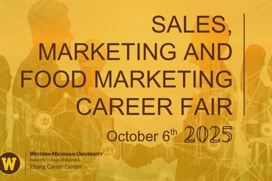 Sales, Marketing, and Food Marketing Career Fair Ad
