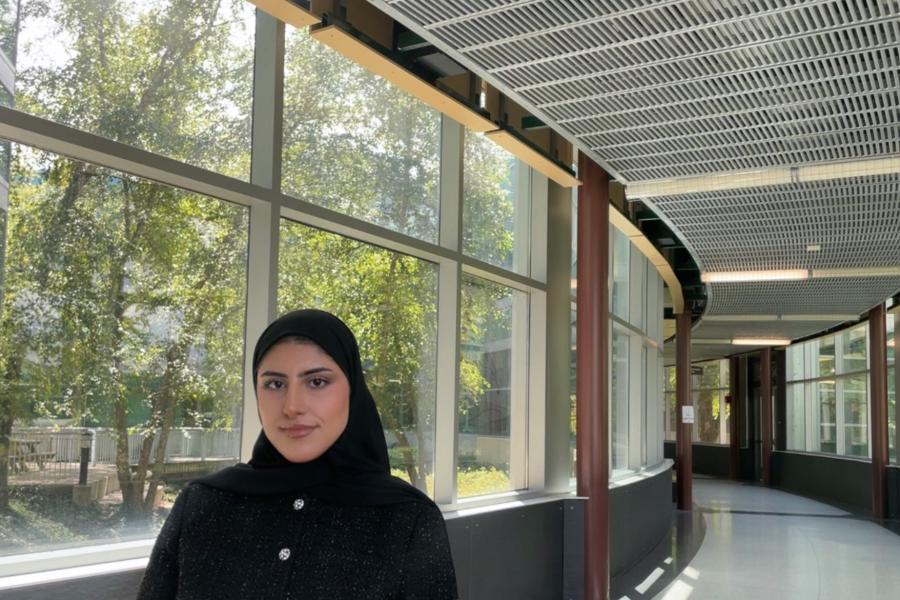 Cybersecurity student Rua Al Rasbi
