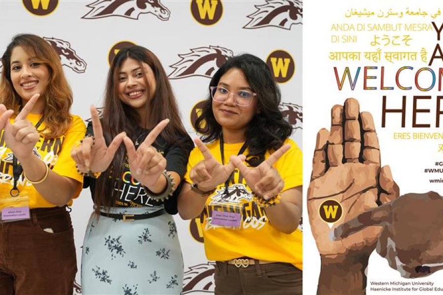 A picture from international student orientation