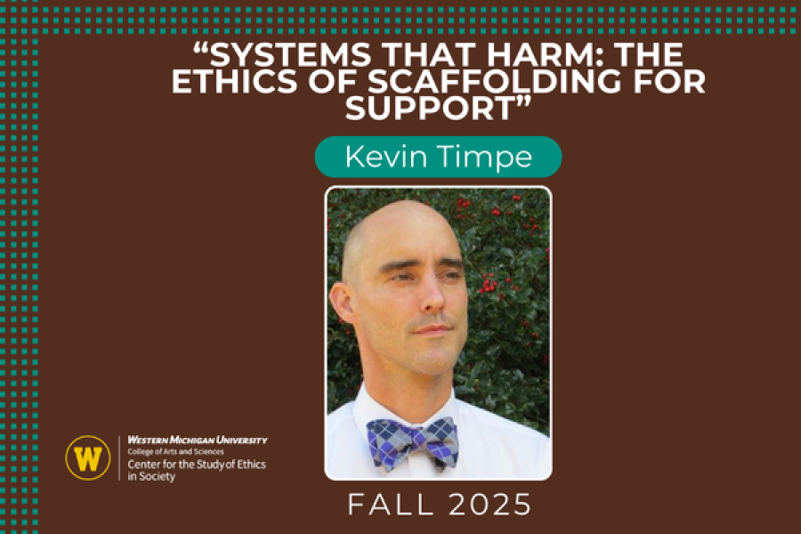 Kevin Timpe event flyer