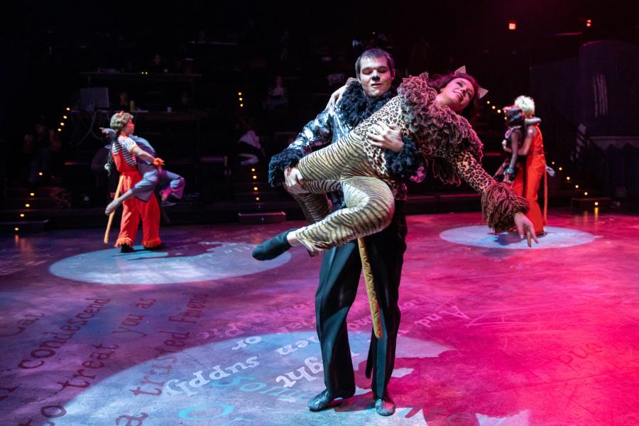 Oh, what a feline: Star of WMU Theatre's 'Cats' moonlights as