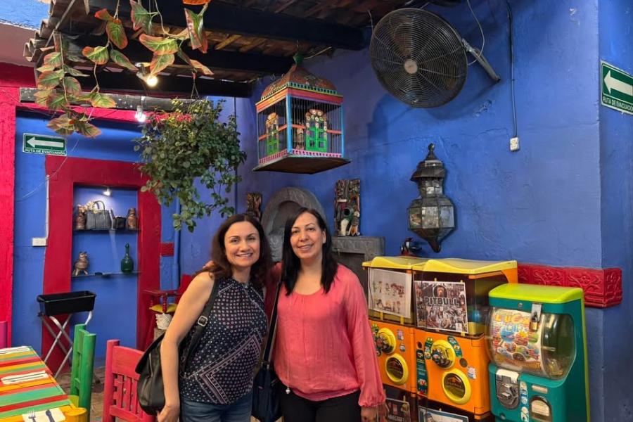 Dr. Anna and Tania in Puebla