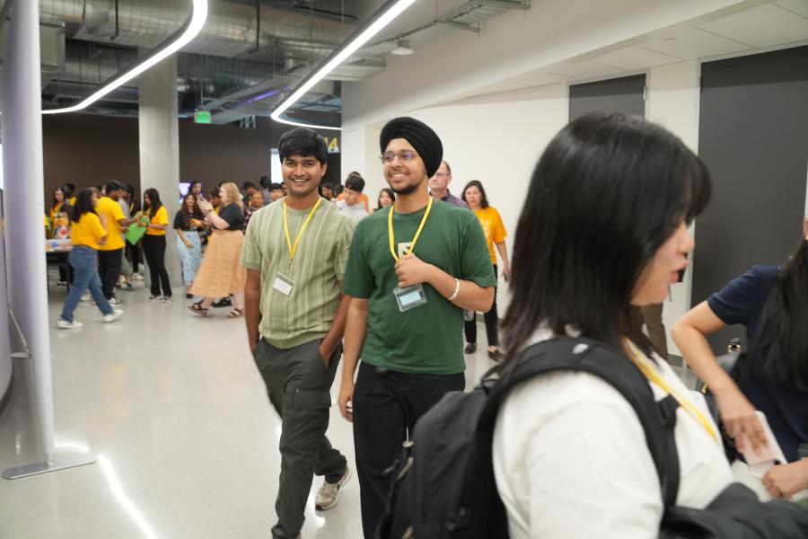 Students at International Student Orientation