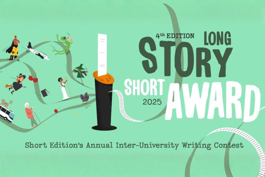 Long Story Short Award graphic with text that reads 4th Edition Long Story Short Award September through December 2025.
