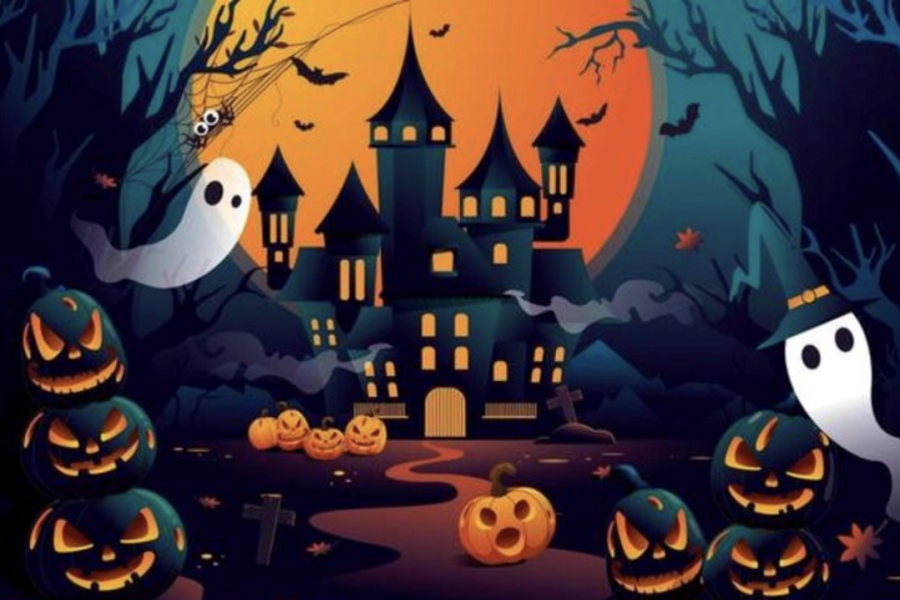 A Halloween image promoting the Halloween Bash