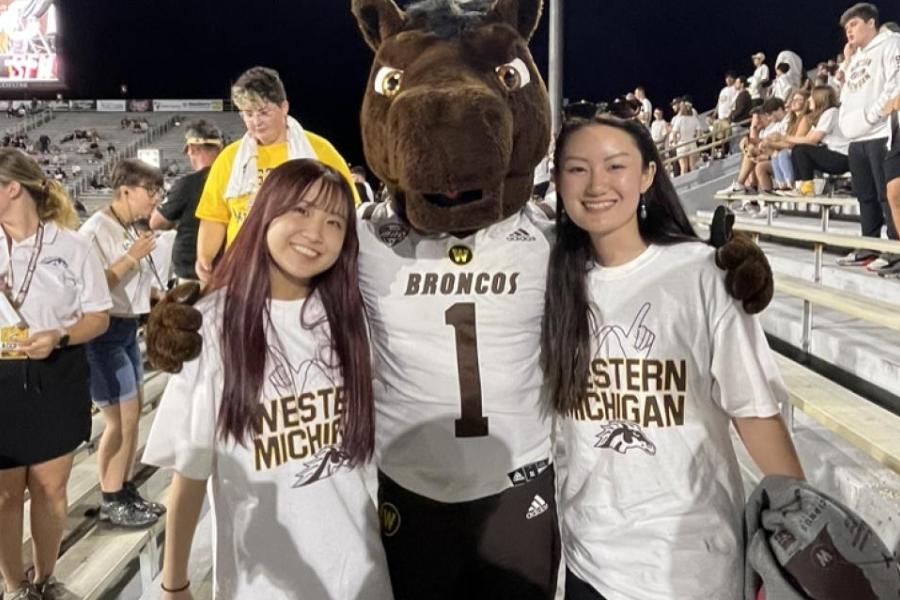A Japanese international student at WMU