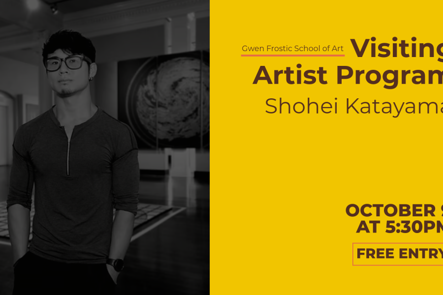Visiting Artist Program: Shohei Katayama. October 9 at 5:30 pm.