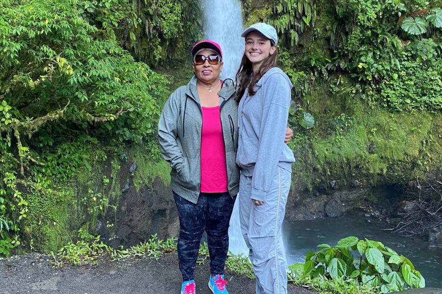 Recent graduate Molly Dixon in Costa Rica