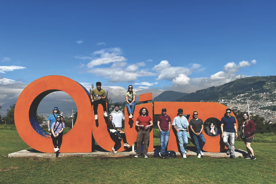 Students in Quito, Ecuador