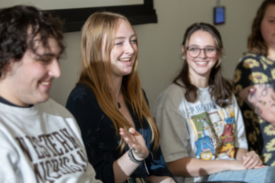 Students at a Global Social