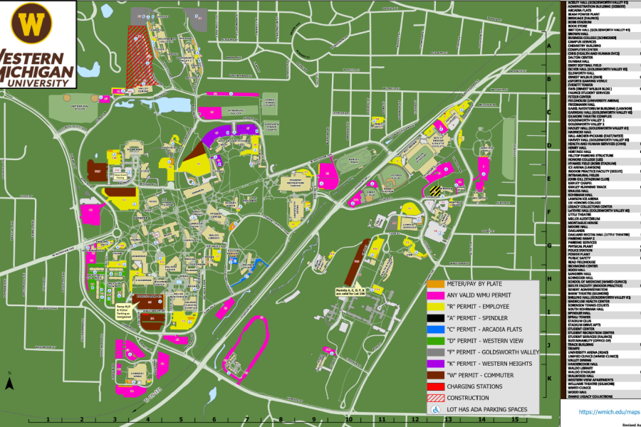 thumbnail view of the parking map