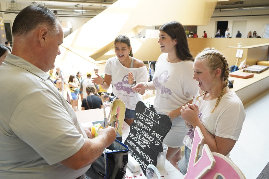 OSE Tabling with Greek Life