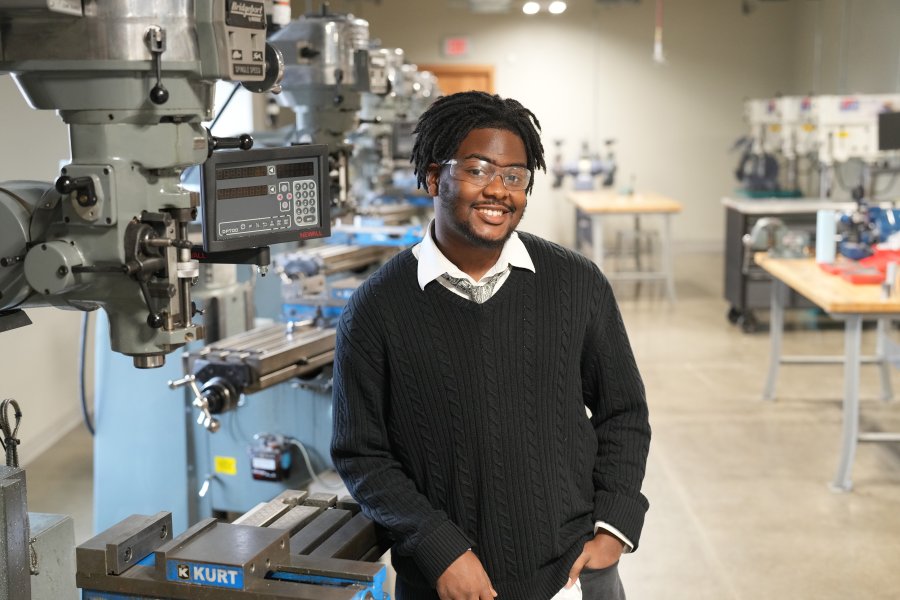 Jonathan Malone in  lab